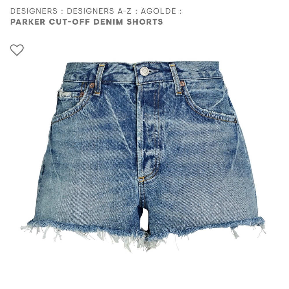 AGolde Parker jeans shorts brand new with tags